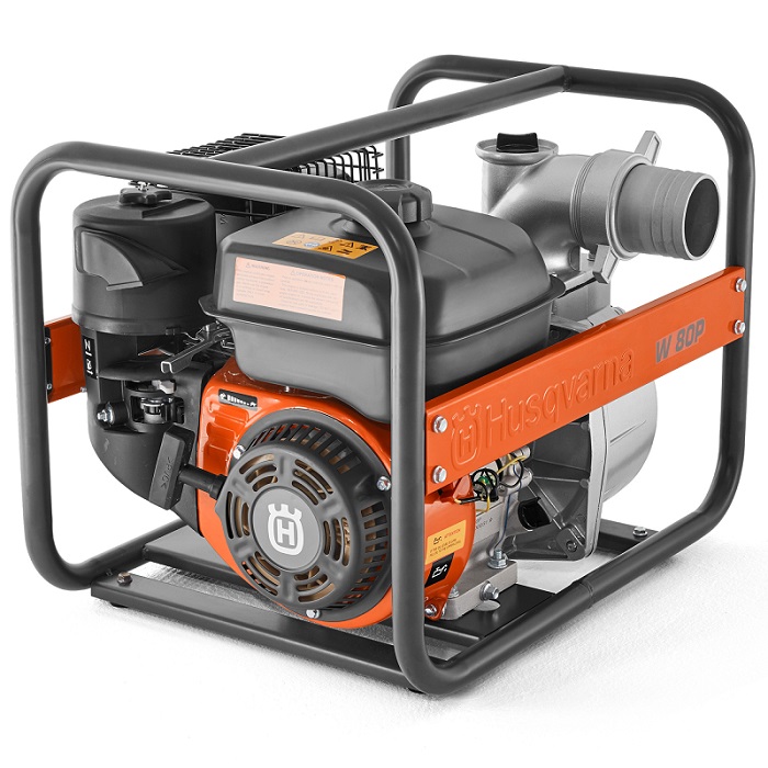 Husqvarna W80P: Water Pump, Petrol Engine