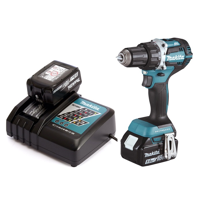 Makita DDF484RTE: Cordless Driver Drill, Drill Chuck 13mm, 18V