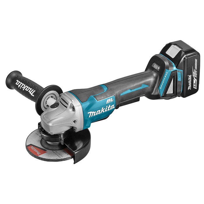 Makita DGA508RFE: Cordless Angle Grinder, Brushless Motor, 5"