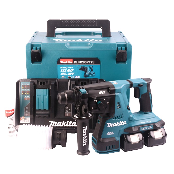 Makita DHR280PT2J: Cordless Rotary Hammer, 3 in 1 Function