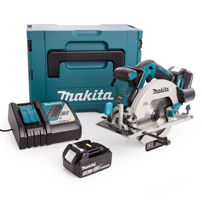 Makita DHS680RFJ: Cordless Wood Circular Saw, 165mm(6½”), 18V