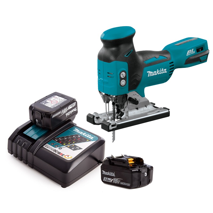 Makita DJV181RFE: Cordless Jigsaw, 18V, Maximum Cutting 135mm