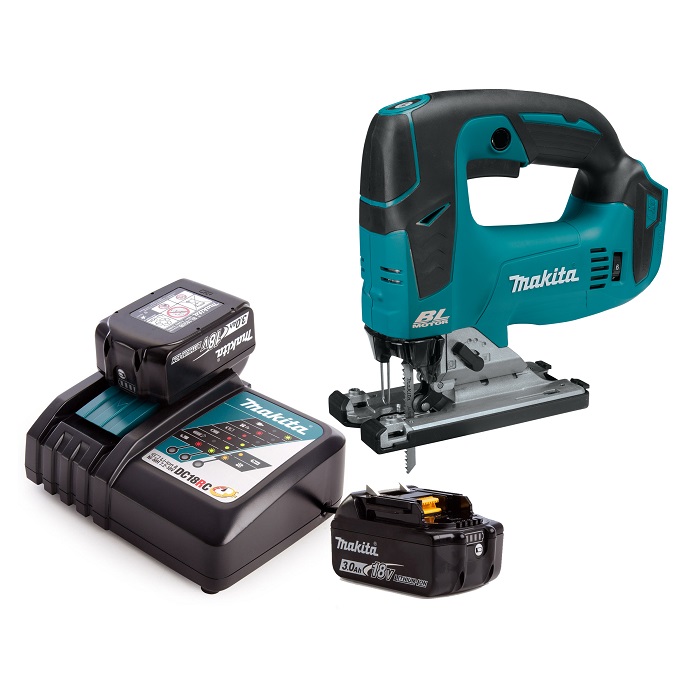 Makita DJV182RFE Cordless Jigsaw, 18V, Maximum Cutting 135mm