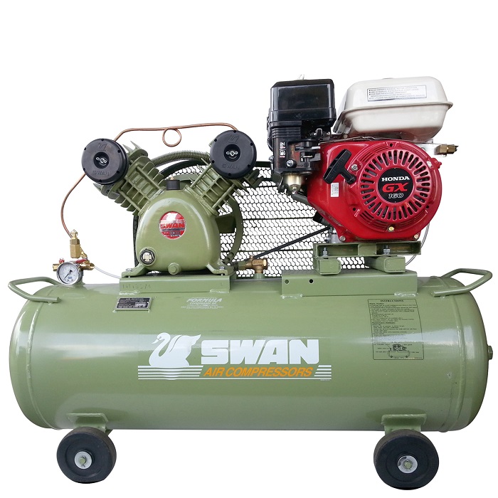 SWAN SVU-202E 5HP 8Bar Honda/Robin/B&S Petrol Engine Compressor