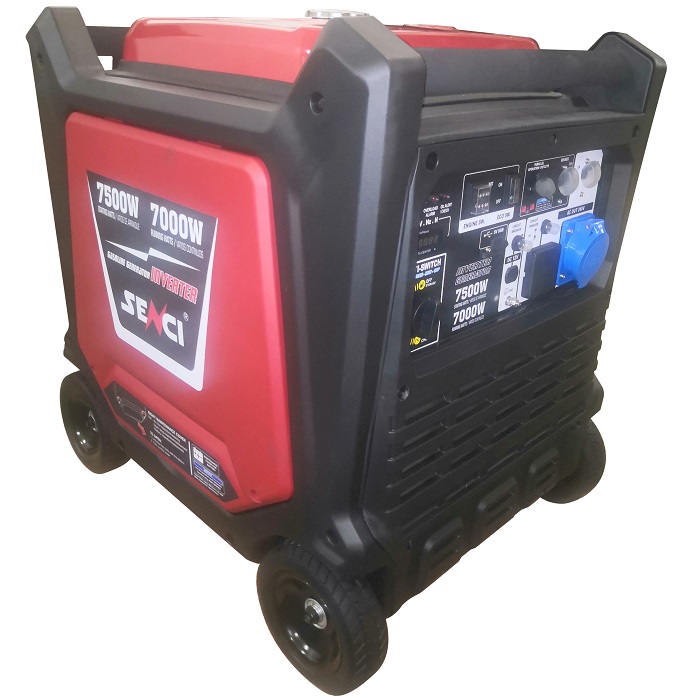 Senci SC8000i: Petrol Silent Generator, 7.0kW, Engine: 459cc