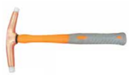Temo 650g Safety Nylon Tipped Hammer - Be-Cu