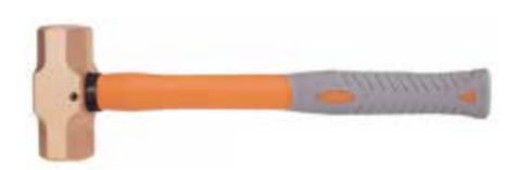 Temo 2000g Safety Fiberglass Shaft Sledge Hammer - Al-Br