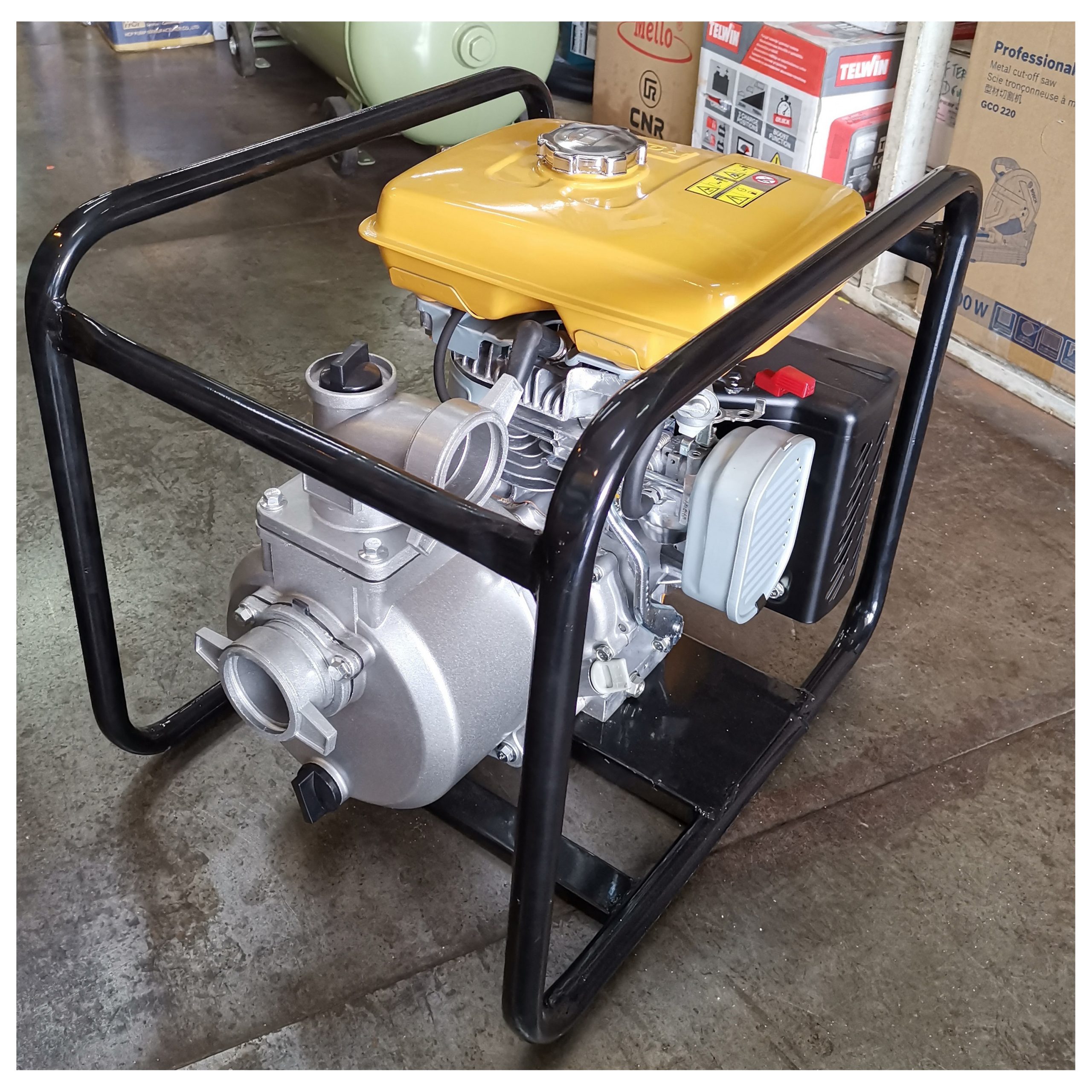 TOKU TSP80: Self Priming Water Pump, Petrol Engine: Robin EY20D