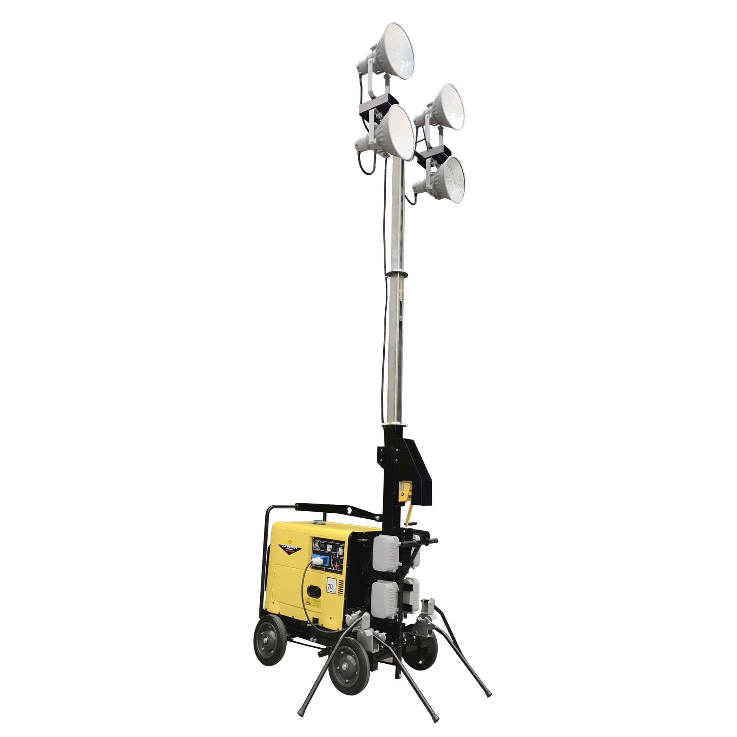 Toku TKLT4400L : Lighting Tower, LED Lamp 200W x 4