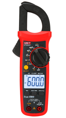 Uni-Trend UT202A+ Auto-ranging AC 600 Amp Clamp Meter