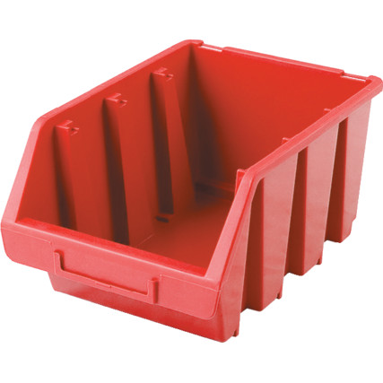 MTL2A HD PLASTIC STORAGE BIN RED