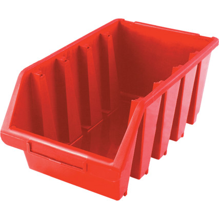 MTL3 HD PLASTIC STORAGE BIN RED