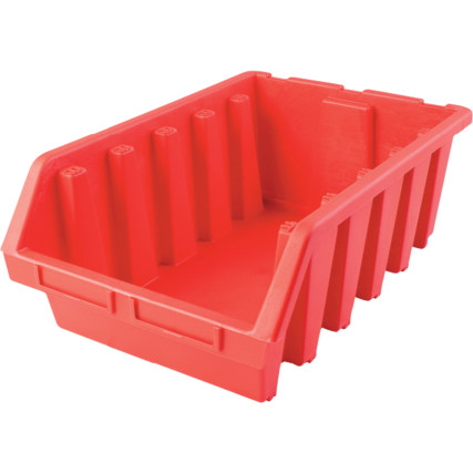 MTL5 HD PLASTIC STORAGE BIN RED