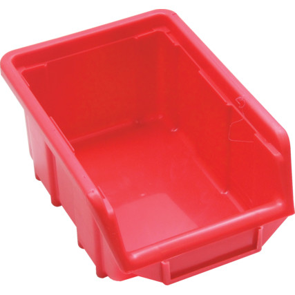 SEN1 PLASTIC STORAGE BIN RED