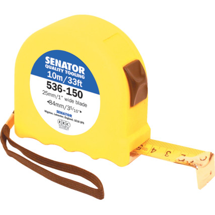 SEN5361500K 10M/33' HI-VIS LOCKING TAPE - YELLOW CASE