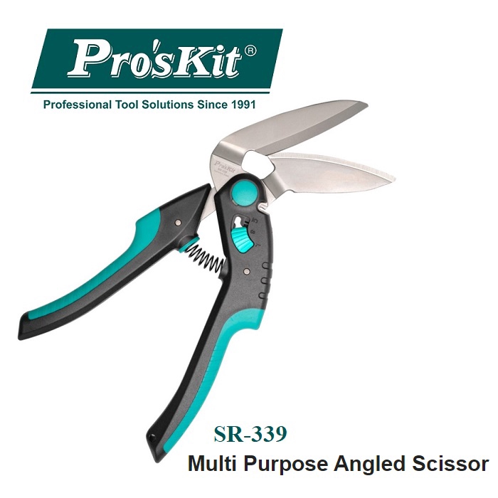 Pro'skit SR-339 Multi Purpose Angled Scissors (250mm)