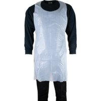 Sitesafe.White Disposable Apron, Pack of 100 SSF9621150W