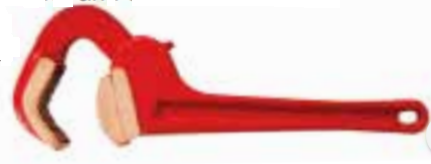 Temo 350mm Safety Rapid Pipe Wrench - Al-Br