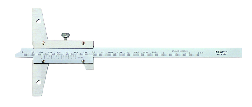 Mitutoyo 527-122 Vernier Depth Gage, 0-200mm