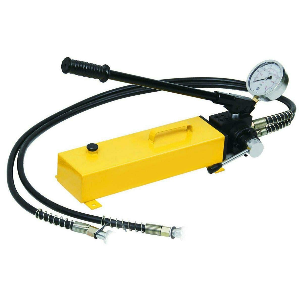 CP-700AB Double Acting Hydraulic Hand Pump w/ Pressure Gauge