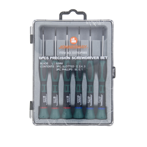 D3750P06S 6PCS PRECISION SCREWDRIVER SET (L:50MM)