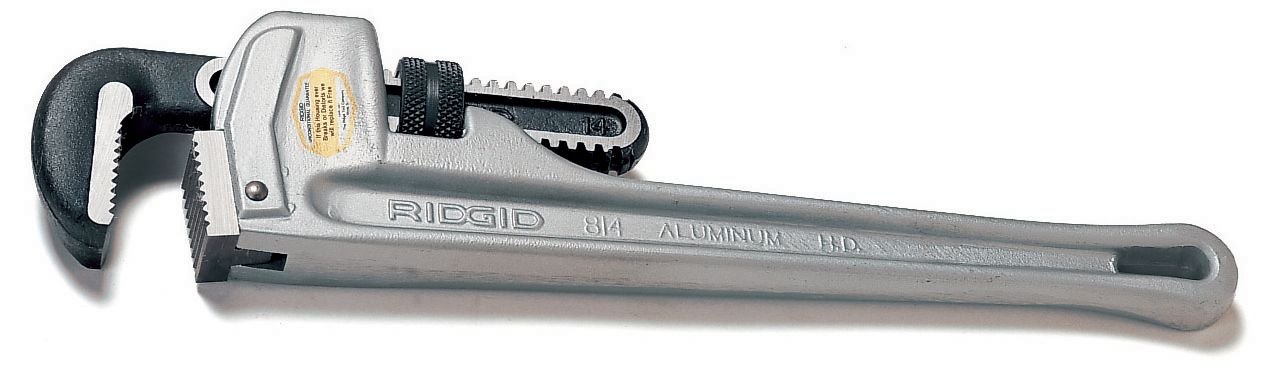 RIDGID 10" Aluminum Straight Pipe Wrench