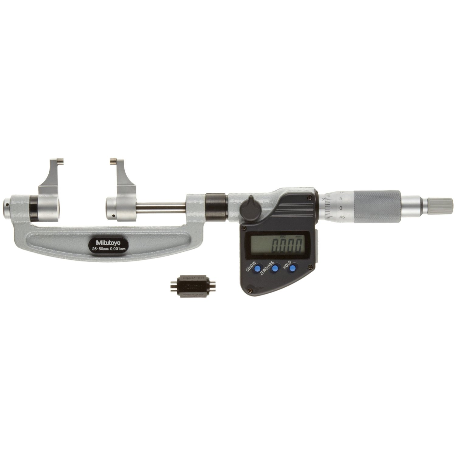 Mitutoyo 343-251 LCD Caliper Type Micrometer