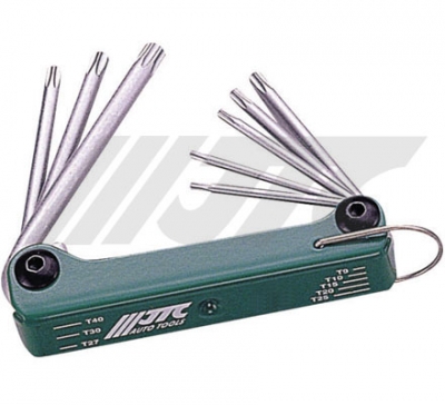 JTC3502 8PC FOLDING HEX SET