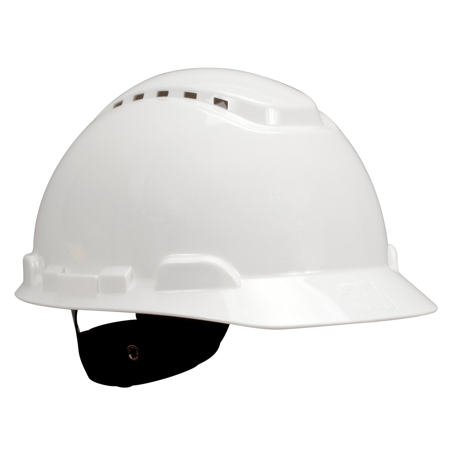 3M-H701V Vented White Hard Hat - 4 Point Ratchet