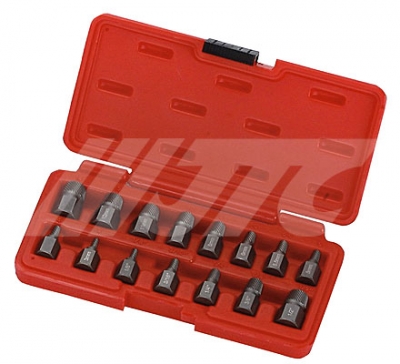 JTC4639 15PCS SCREW EXTRACTOR SET