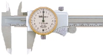 MITUTOYO 505-730 DIAL CALIPER 0-150mm Range-2mm Revolution