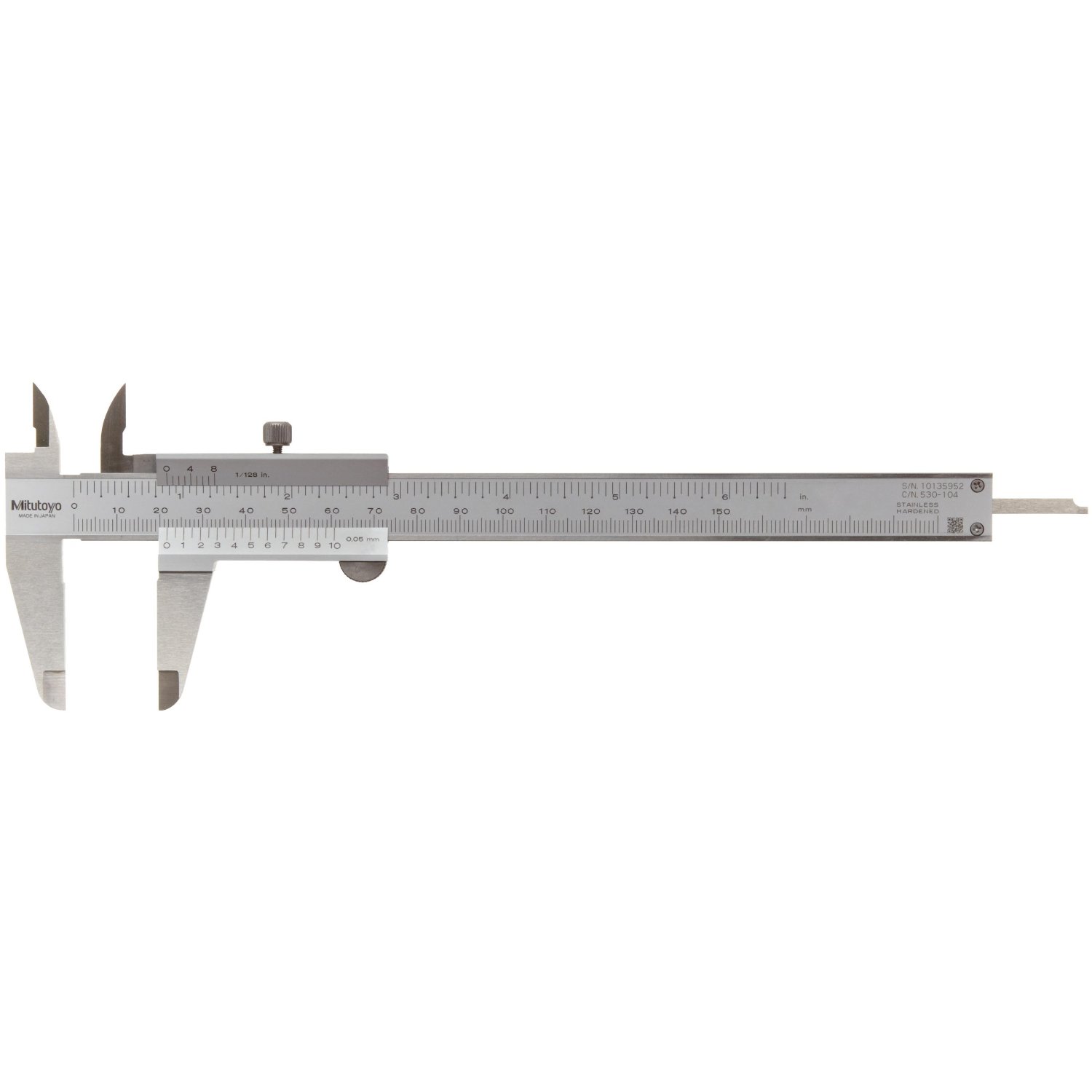 Mitutoyo 530-104 6"/150mm Vernier Caliper