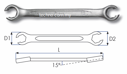 Remax Flare Nut Wrench 10x12mm