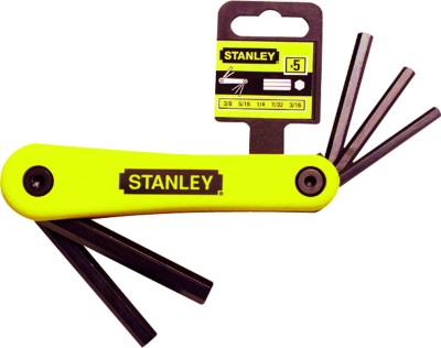 STANLEY 69-260 HEX KEY SET 5PC FLDG IMP