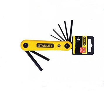 STANLEY 69-261 HEX KEY SET 7PC FLDG MM