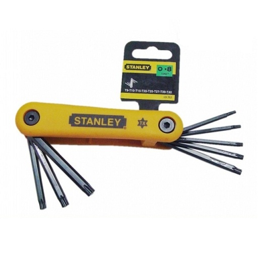 STANLEY 69-263 HEX KEY SET 8PC FLDG TORX