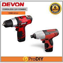 Devon 7297-Li-12 Drill/Impact (Combo Kit) 12v