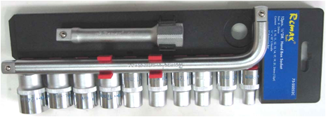 Remax 12 PCS 1/2"DR BOX SOCKET SET (12 POINT)