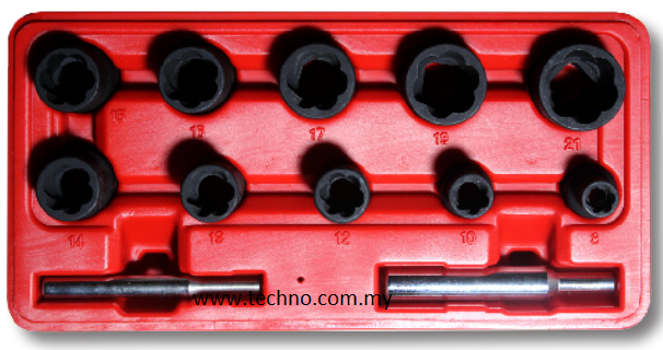 12pcs Twist Socket - 75SS012