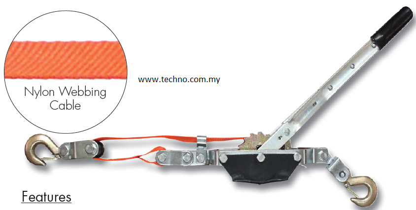 77-CP220 CABLE PULLER WITH NYLON WEBBING