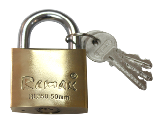 REMAX TOOLS 78-RL325 25MM BRASS PADLOCK