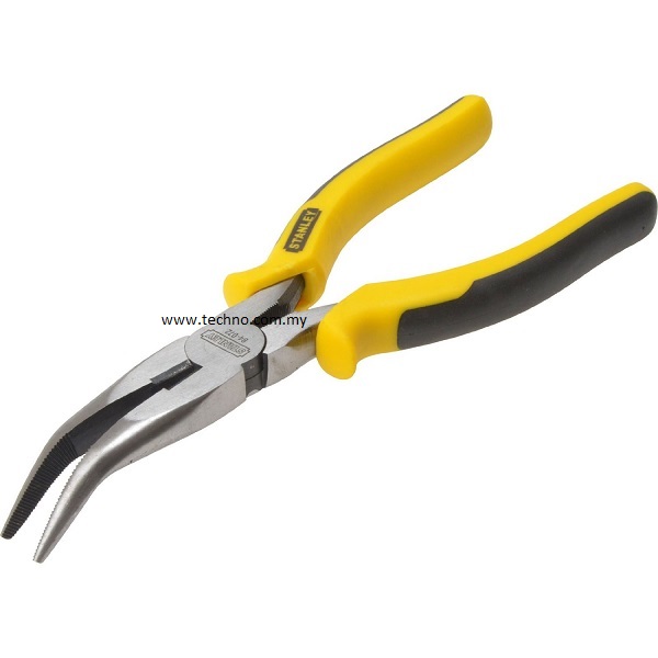 STANLEY 84-072-2 8" BENT NOSE PLIER - CARBON STEEL, POLISHED