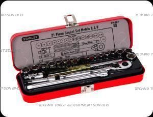 STANLEY 89-507 22 piece 1/4' drive socket set