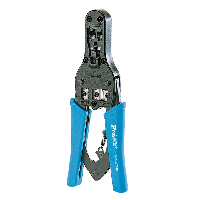 4/6/8P Telecom Crimp Tool (225mm) - Pro'skit 8PK-CT012