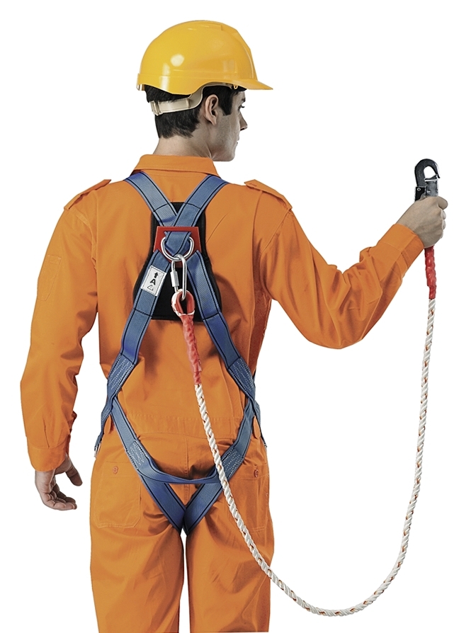 Full Body Harness With Built-in Lanyard & Snap Hook BH7886-CBU