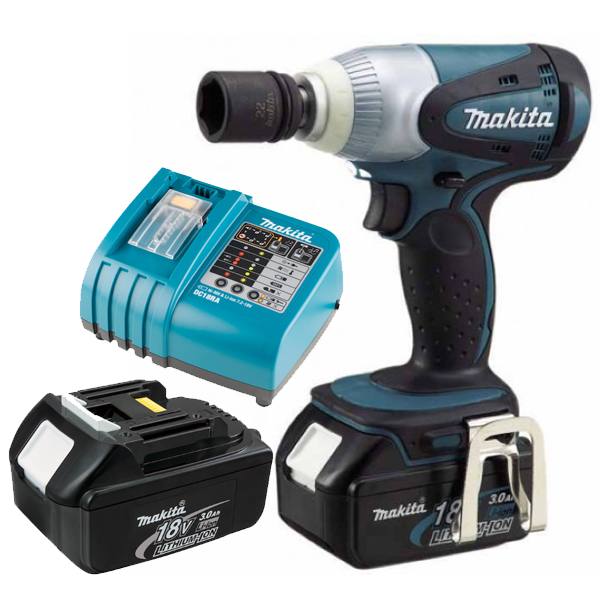 Cordless Impact Wrench 1/2" 230Nm 18V 1.7kg DTW251RFE - Click Image to Close