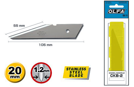 Olfa CKB-2 For Model CK-2 (2pcs/pack)