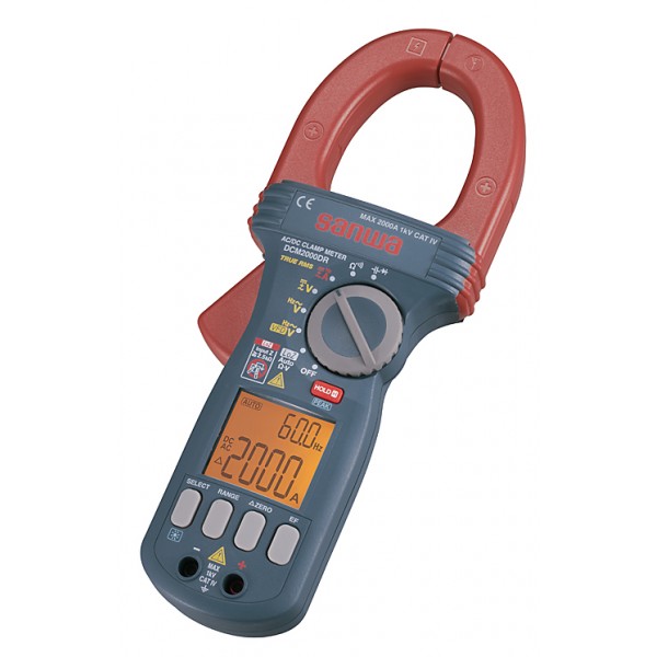 SANWA DCM2000DR AC/DC+TRUE RMS CLAMP METER