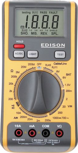 3-IN-1 MULTIMETER & NETWORK MAINTENANCE TESTER - Click Image to Close