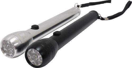 6 LED SUPER BRIGHT ALU CASING TORCH REQUIRES 2xAA EDI9042550K